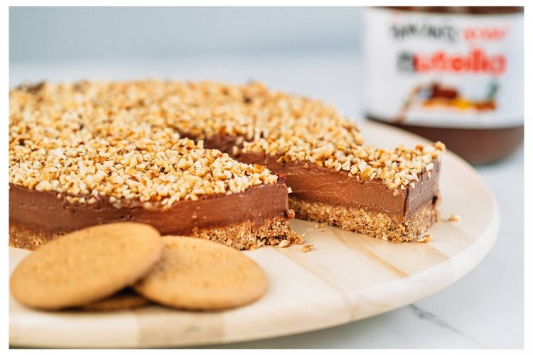 No Bake Nutella Cheesecake Baking With Kids Movers And Bakers
