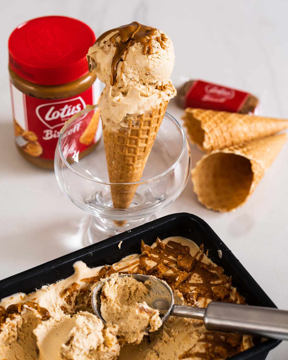 no churn biscoff ice cream