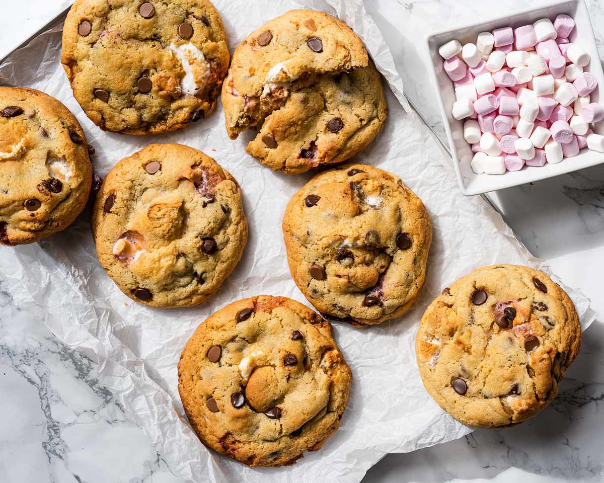 Smores cookies without graham crackers