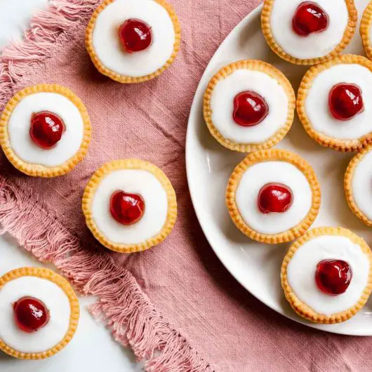 Mini Cherry Bakewell tarts