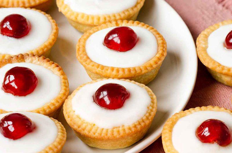 Mini Cherry Bakewell Tarts