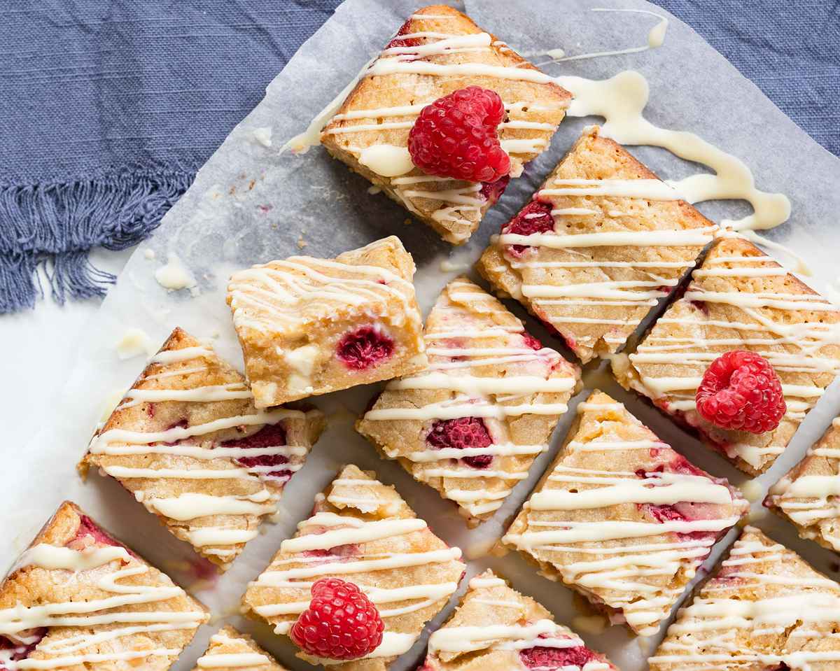 raspberry white chocolate blondies recipe