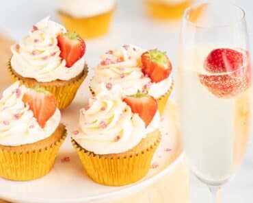 Prosecco cupcakes