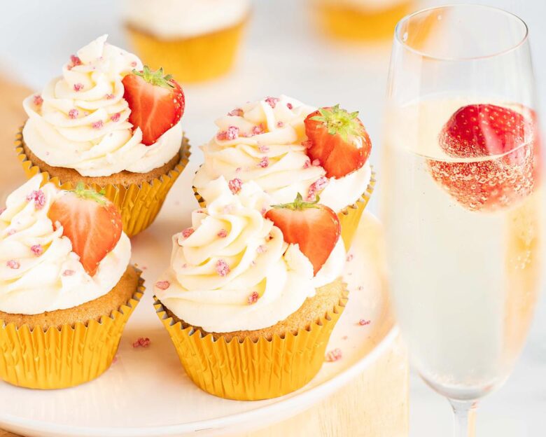 Prosecco cupcakes