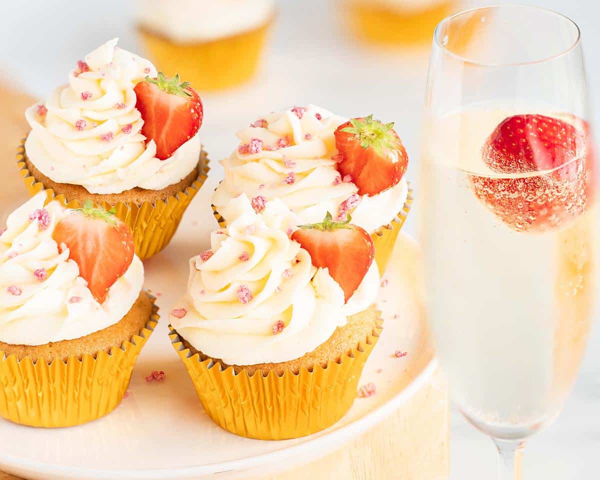 Prosecco cupcakes