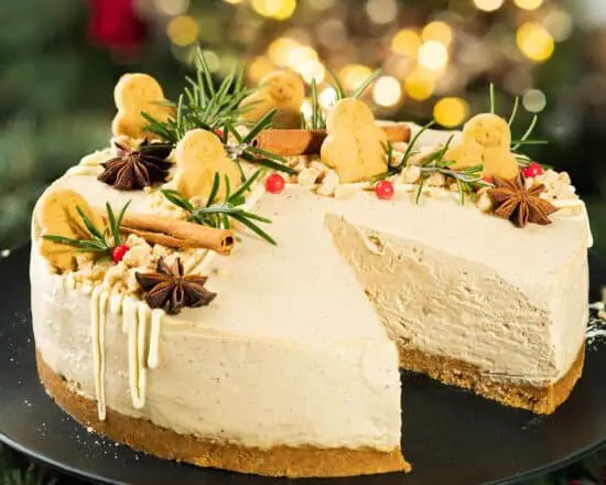 gingerbread cheesecake no bake