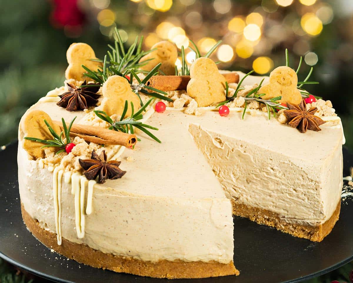 gingerbread cheesecake no bake