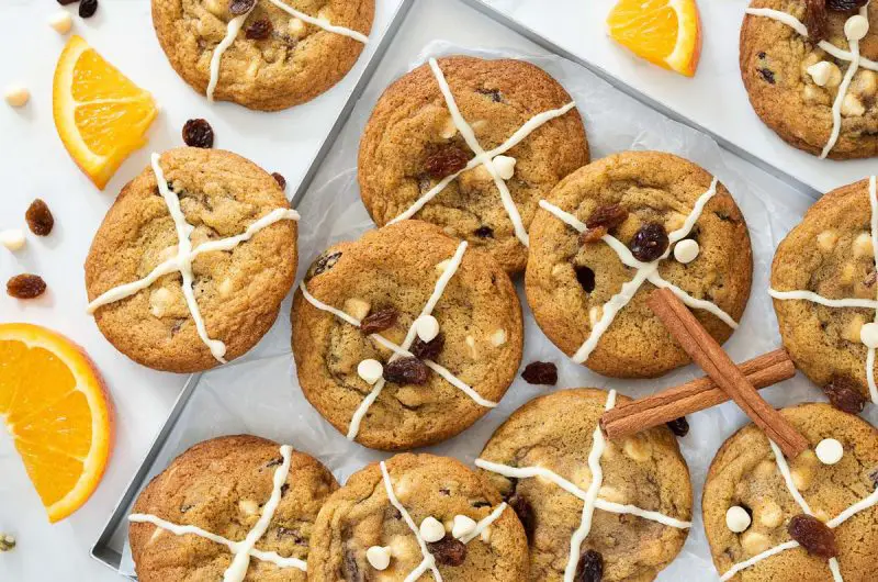 Hot Cross Cookies