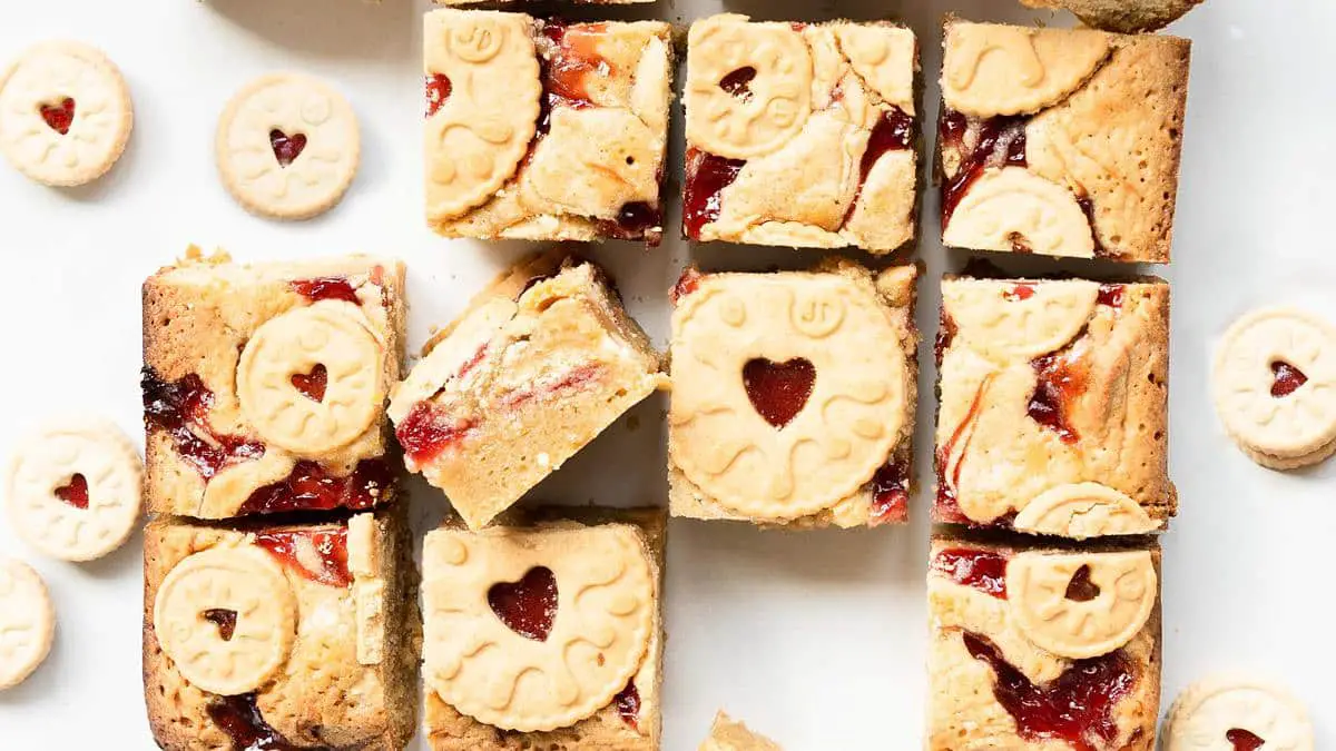 Jammie Dodger Blondies