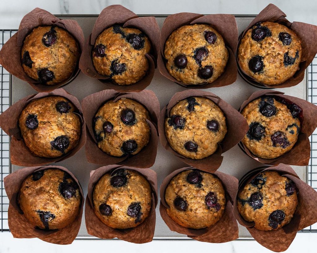 Baked muffins ready to be devoured! Recipe by movers and bakers