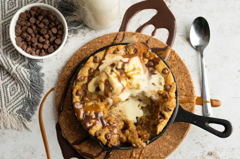 The ULTIMATE Chocolate Chip Skillet Cookie