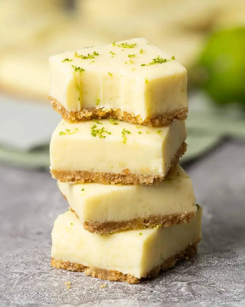 With a light biscuit base and a creamy zingy lime filling, this delicious key lime fudge is one everyone will love!
