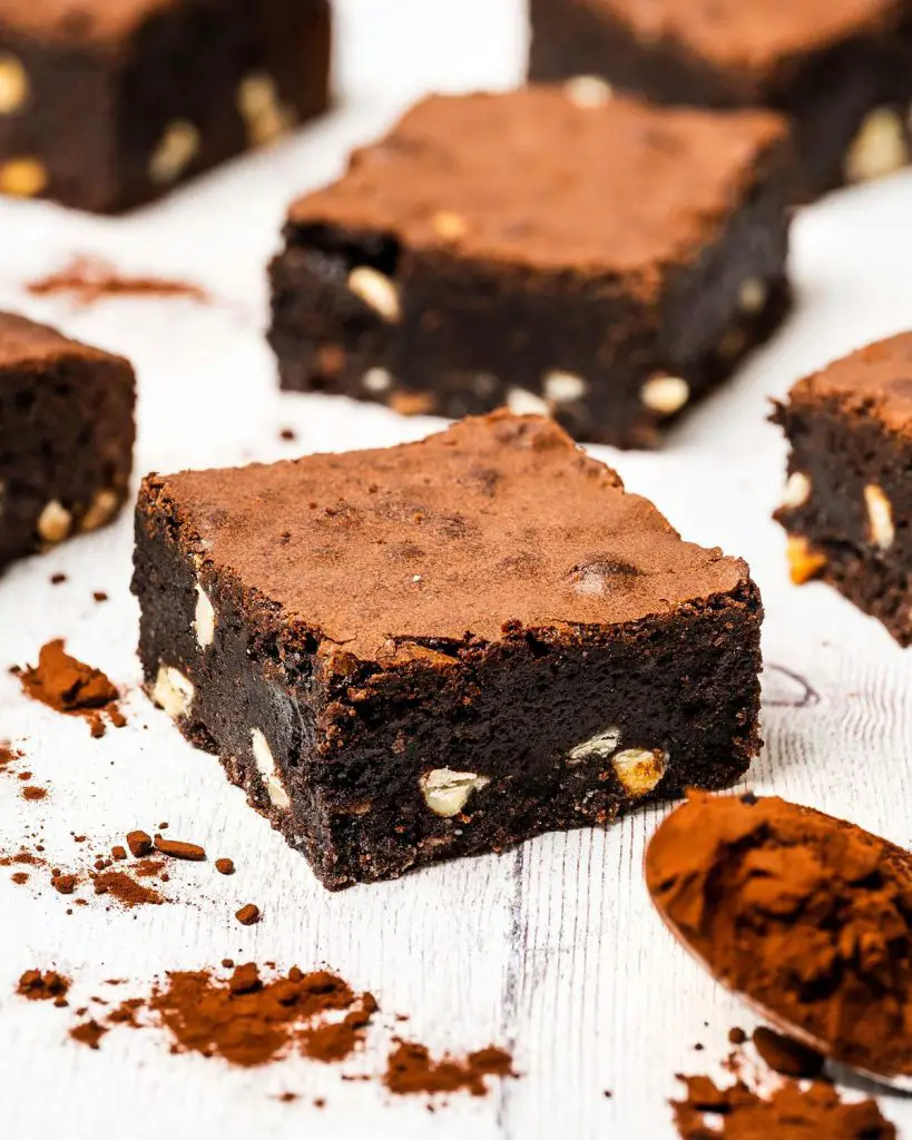 Chocolate fudgy brownies. These deliciously rich and fudgy brownies are chewy and moist and decadent, and will have everyone coming back for more! Recipe by movers and bakers