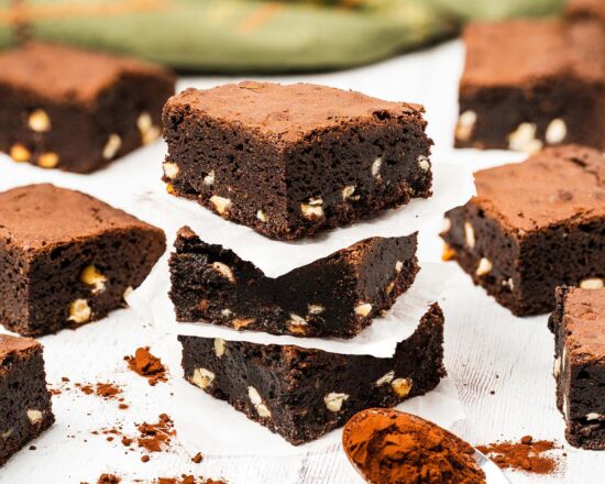 Chocolate fudgy brownies. These deliciously rich and fudgy brownies are chewy and moist and decadent, and will have everyone coming back for more! Recipe by movers and bakers