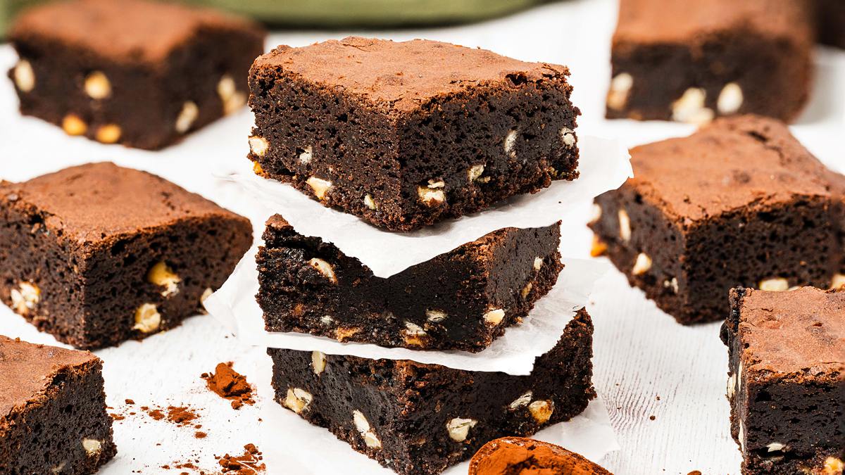 Chocolate fudgy brownies. These deliciously rich and fudgy brownies are chewy and moist and decadent, and will have everyone coming back for more! Recipe by movers and bakers