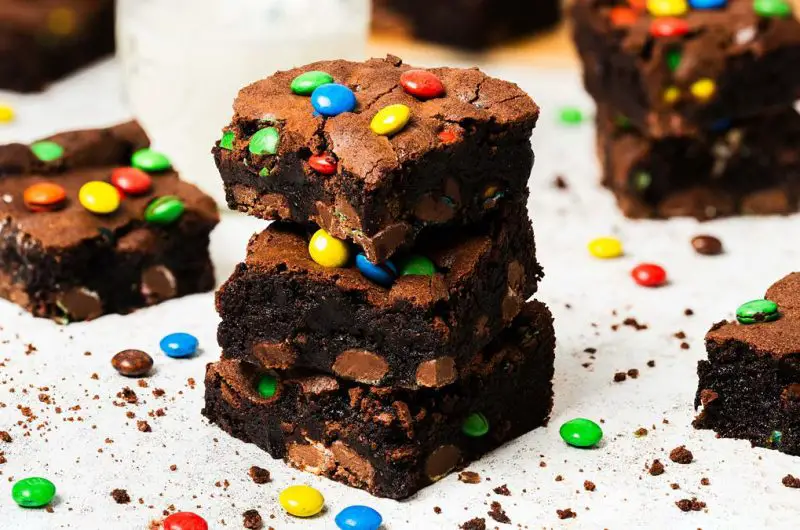 Chewy M&M Brownies