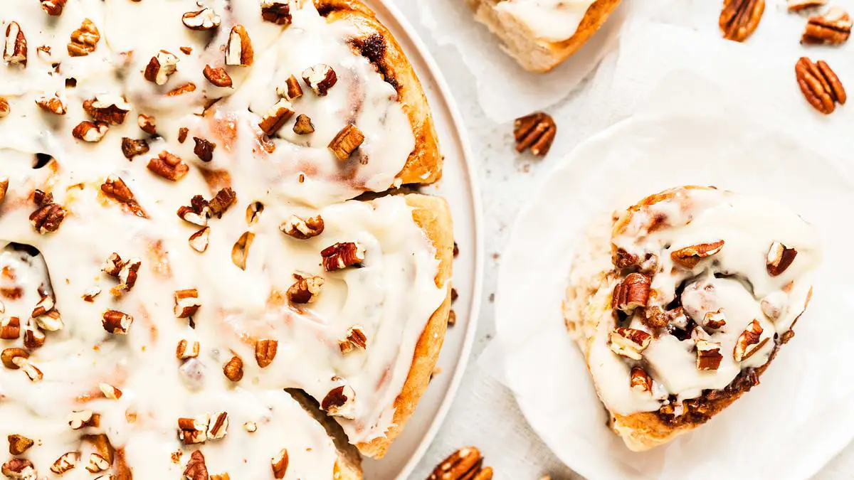 Maple Pecan Cinnamon Rolls