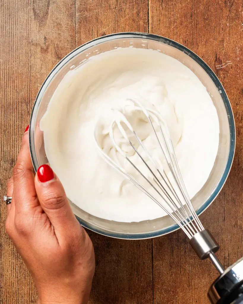 And boozy whipped cream before assembling the dessert. Recipe by movers and bakers