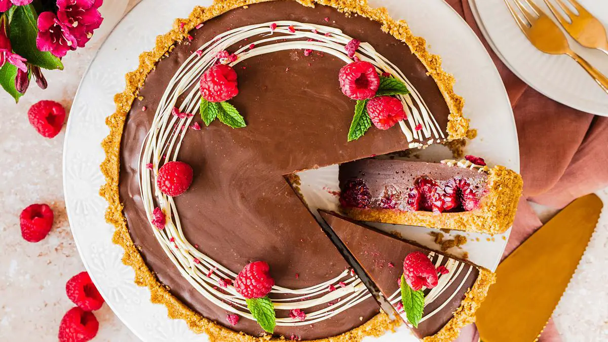 Chocolate Raspberry Tart