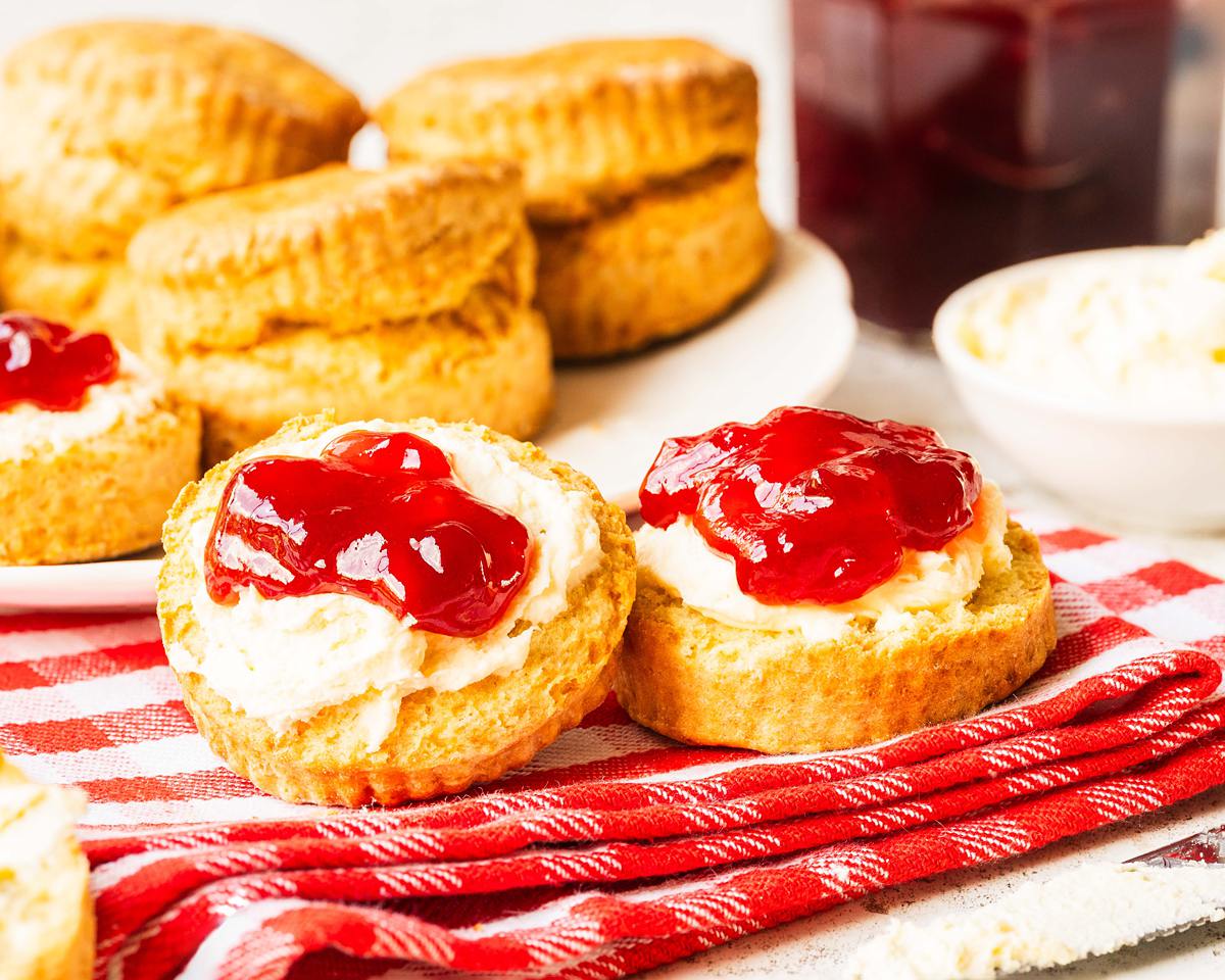 Take the classic scone but make it with buttermilk for the ultimate tender indulgence for your afternoon cream tea: my buttermilk scones! Recipe by movers and bakers