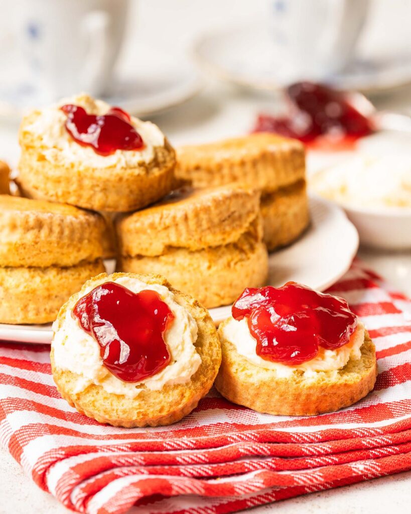 Take the classic scone but make it with buttermilk for the ultimate tender indulgence for your afternoon cream tea: my buttermilk scones! Recipe by movers and bakers