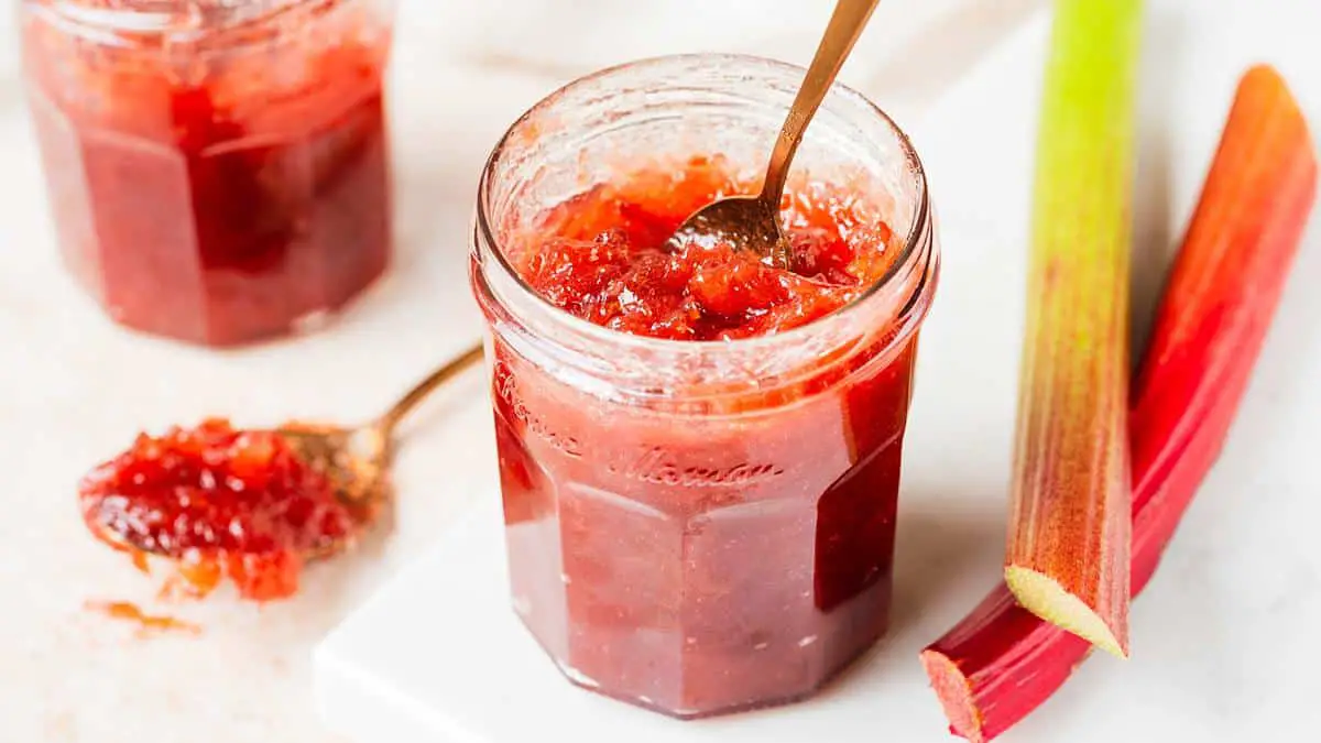 Rhubarb and Gin Jam