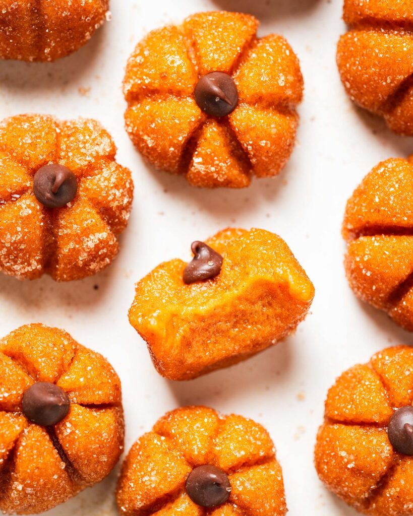 Usher in autumn with my pumpkin spice brigadeiros: creamy, spiced truffles. An easy, no-bake dessert perfect for cosy seasonal gatherings. Recipe by movers and bakers
