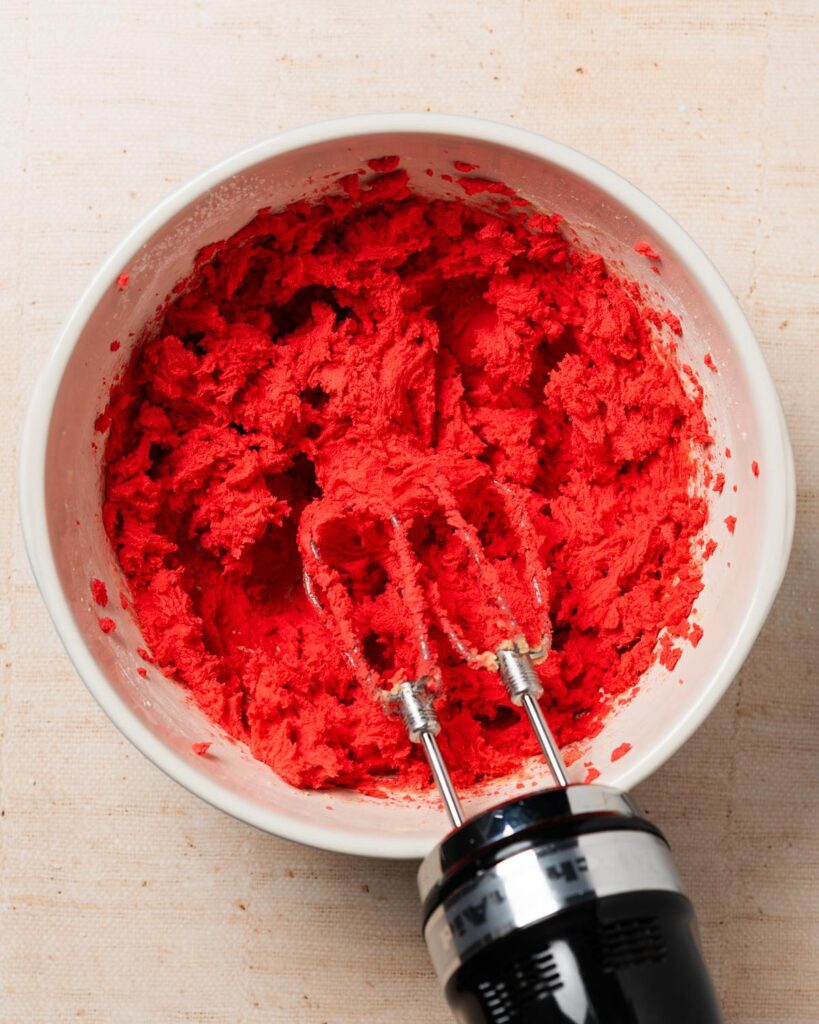 And mix to your desired shade is achieved. Recipe by movers and bakers