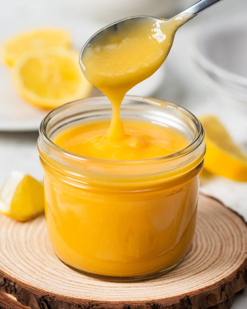 Zesty and silky smooth lemon curd. A deliciously zingy, cream and rich curd, brilliant to use in bakes and to top pancakes, waffles and ice cream. Recipe by movers and bakers