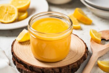 Zesty and silky smooth lemon curd. A deliciously zingy, cream and rich curd, brilliant to use in bakes and to top pancakes, waffles and ice cream. Recipe by movers and bakers