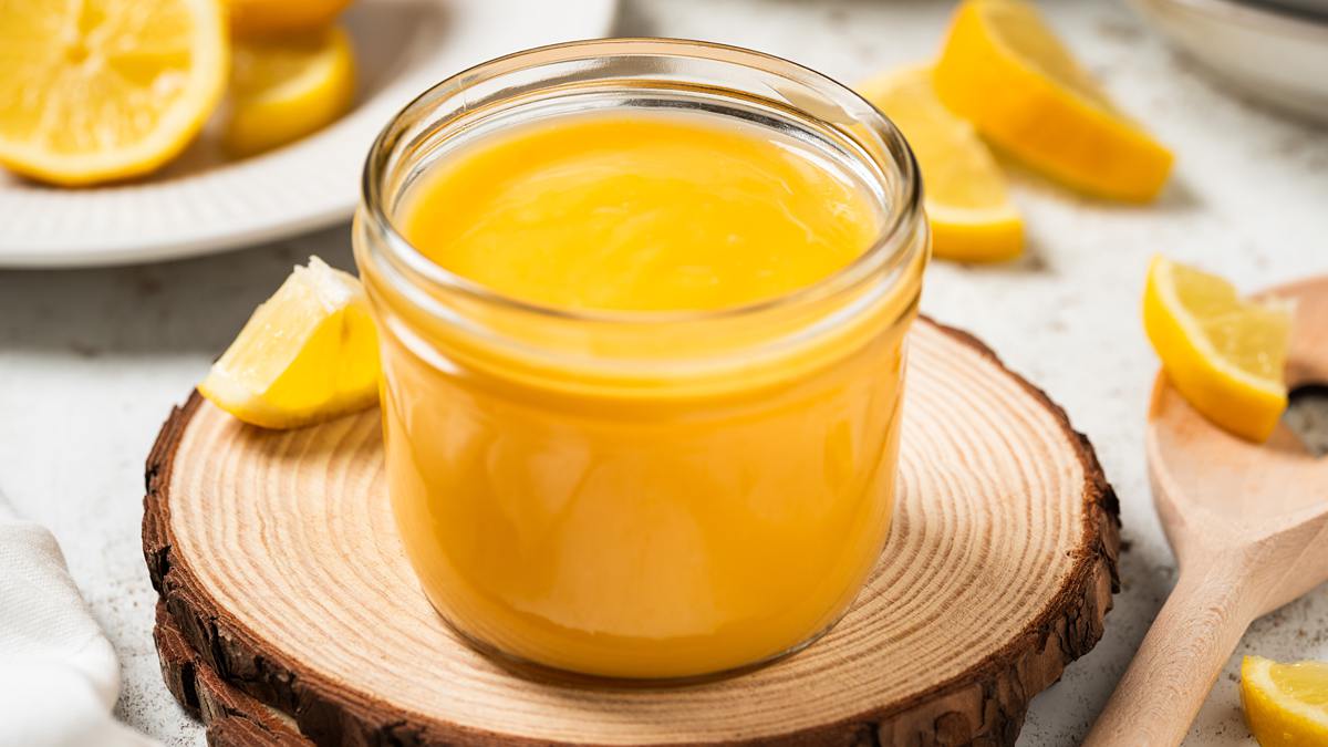 Zesty and silky smooth lemon curd. A deliciously zingy, cream and rich curd, brilliant to use in bakes and to top pancakes, waffles and ice cream. Recipe by movers and bakers