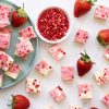 strawberries and cream fudge