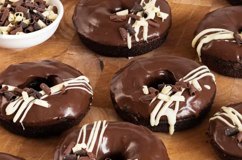Chocolate Fudge Doughnuts