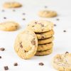 Eggless chocolate chip cookies are soft and chewy and so easy to make! Make a couple batch, you won't regret it! Recipe by movers and bakers